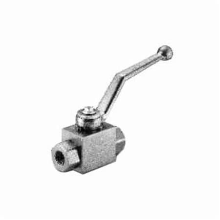 Midland Industries Ball Valve, 2Way High Pressure, 112 Nominal, NPTF, 5000 psi, 22 to 212 deg F, Reduced Port, S GE2112TNPT